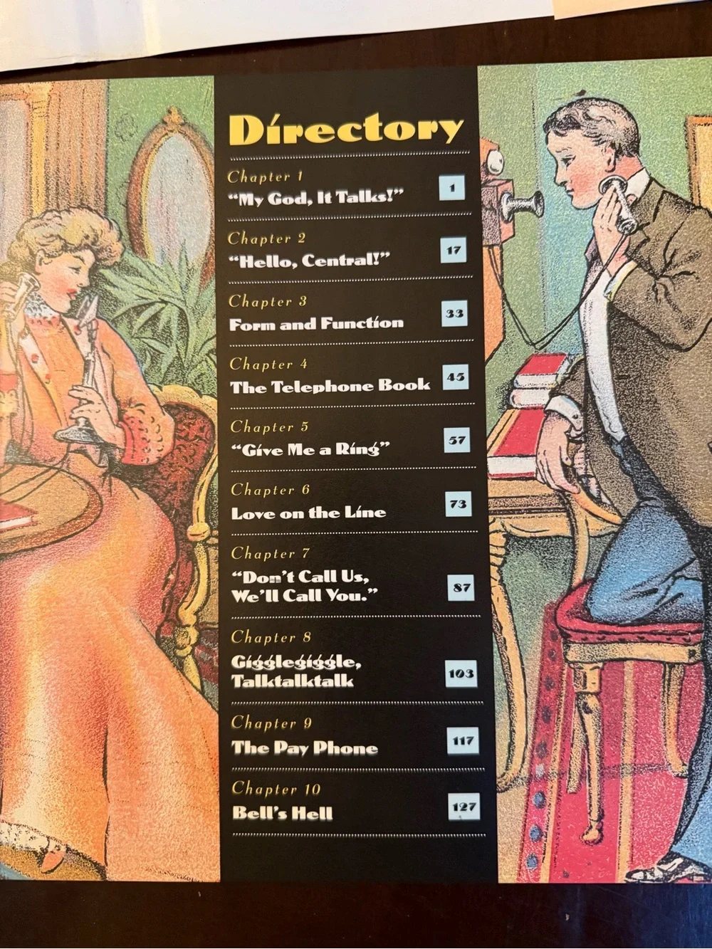 Vintage First Edition Once Upon a Telephone Hardcover Book